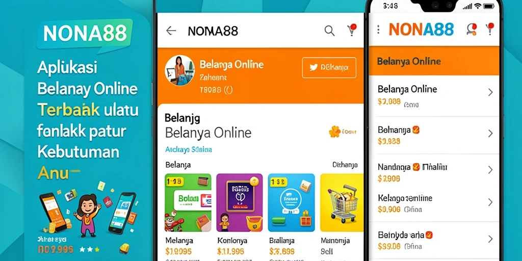 Tampilan antarmuka pengguna NONA88 yang menarik dan fungsional.