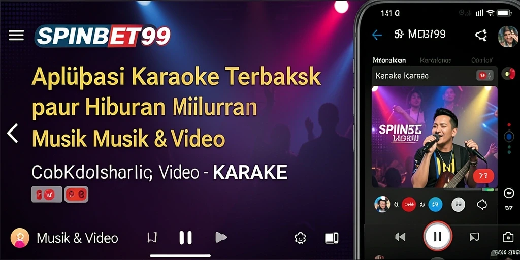 Antarmuka SPINBET99 yang interaktif dan mudah digunakan untuk karaoke.